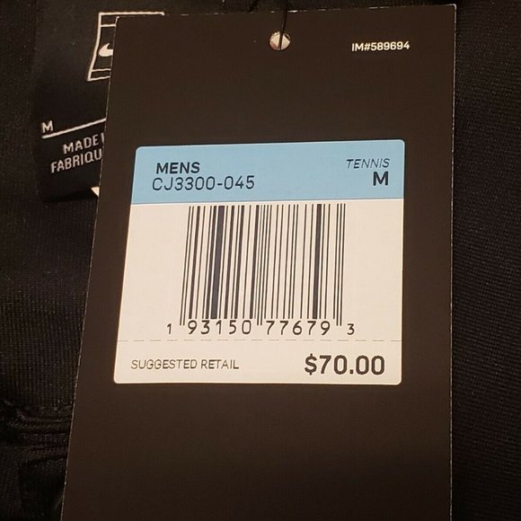 Nike NY Court Tennis NYC Black Button Down Shirt - Picture 4 of 4